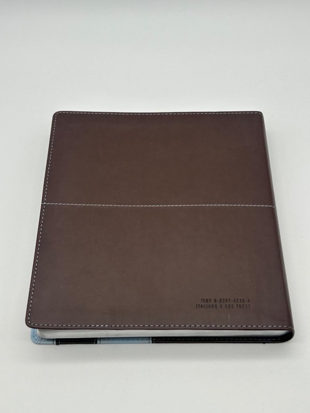 Biblia Cuadrangular B2 NVI Duotono Marron/Celeste Editorial Vida Rare OOP New - Picture 7 of 11